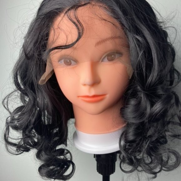 Short Curly Bob Lace Wigs - Picture 1 of 9